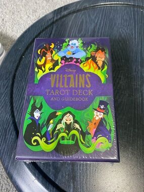 Disney Villains Tarot Deck and Guidebook - Purple, Green, Gold Accents